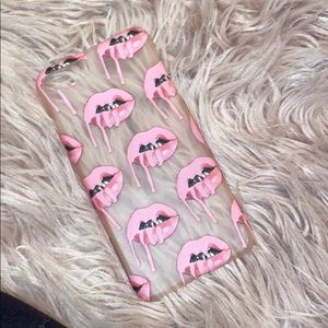 Kylie Shop pink lips case (iPhone 7/8 plus)